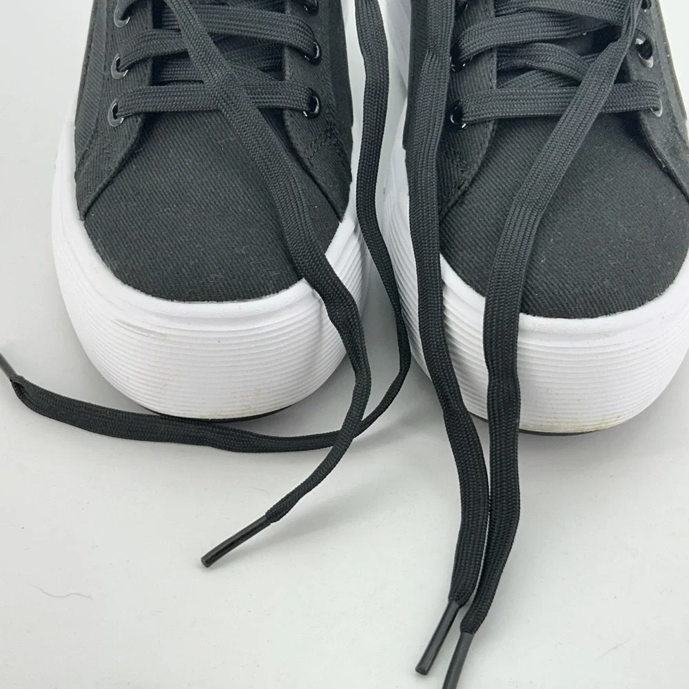 PUMA Kaia 2.0 CV Shoes Womens Size 8 Black Canvas Platform SoftFoam+ Sneakers - Picture 12 of 15